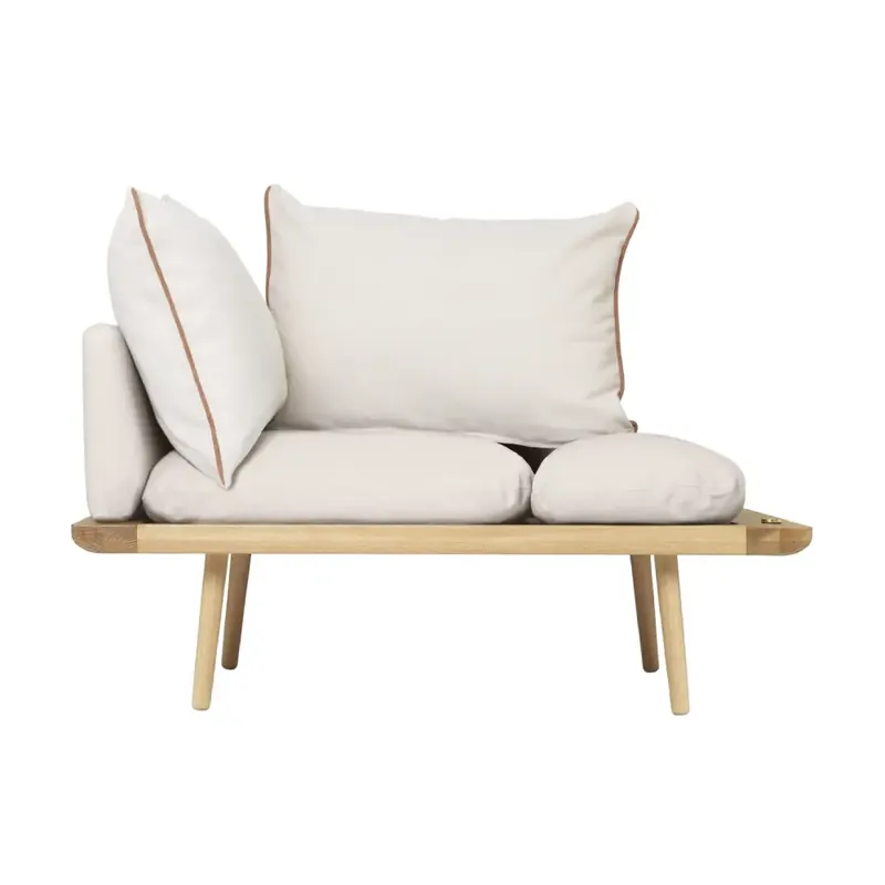 Snabb leverans Lounge Around 1.5-sits soffa Oak/White Sands